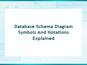 Database Schema Diagram Symbols and Notations Explained