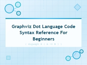 Beginner's Guide to Graphviz Dot Language Syntax